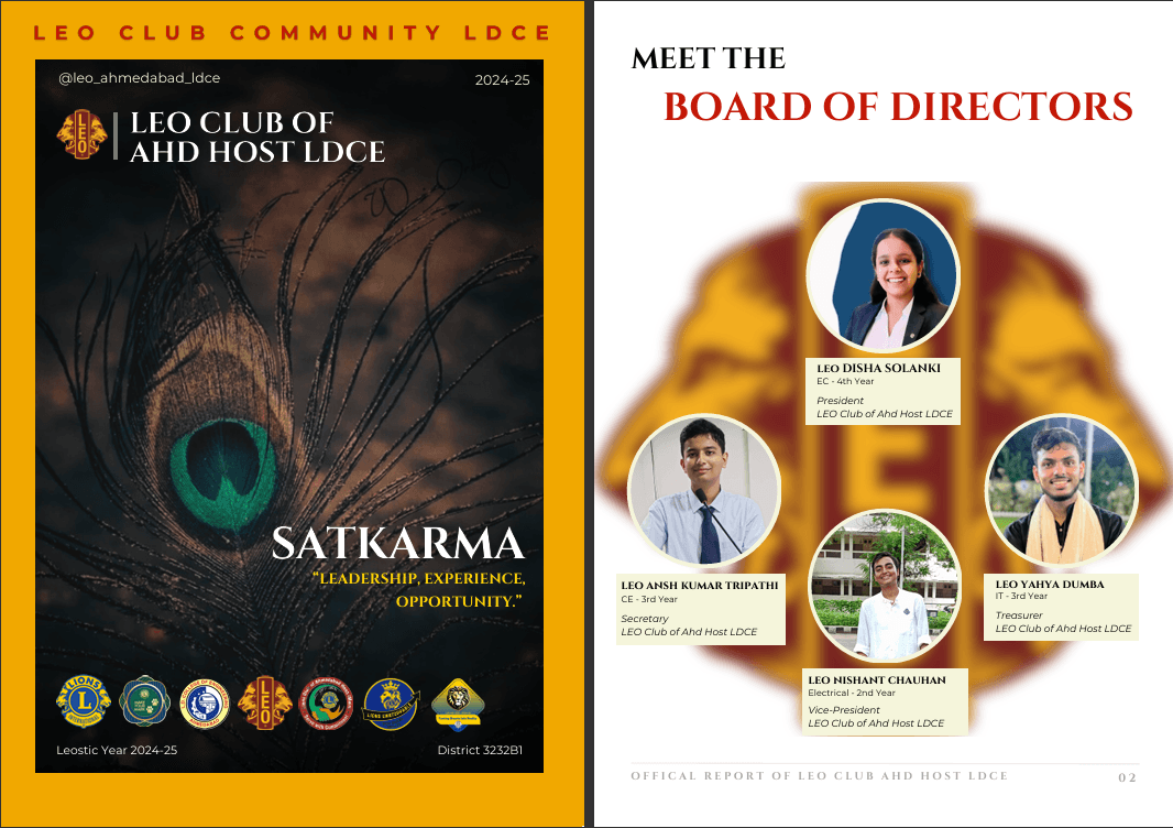 Satkarma LEO Club Booklet